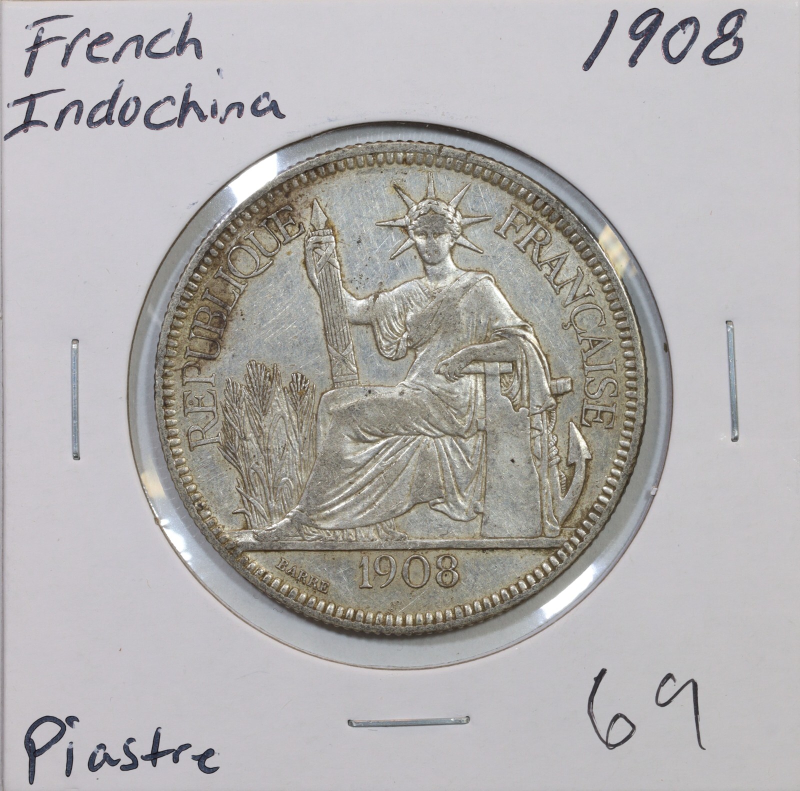 1908 French Indo-China Piastre | eBay