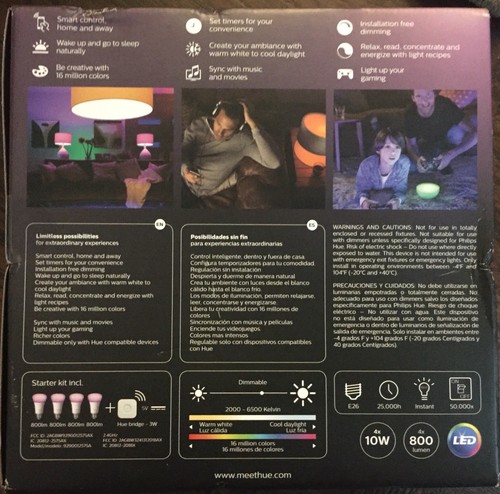 NEW SEALED Philips Hue White and Color Ambiance 4-Bulb Starter Kit *LOWEST PRICE