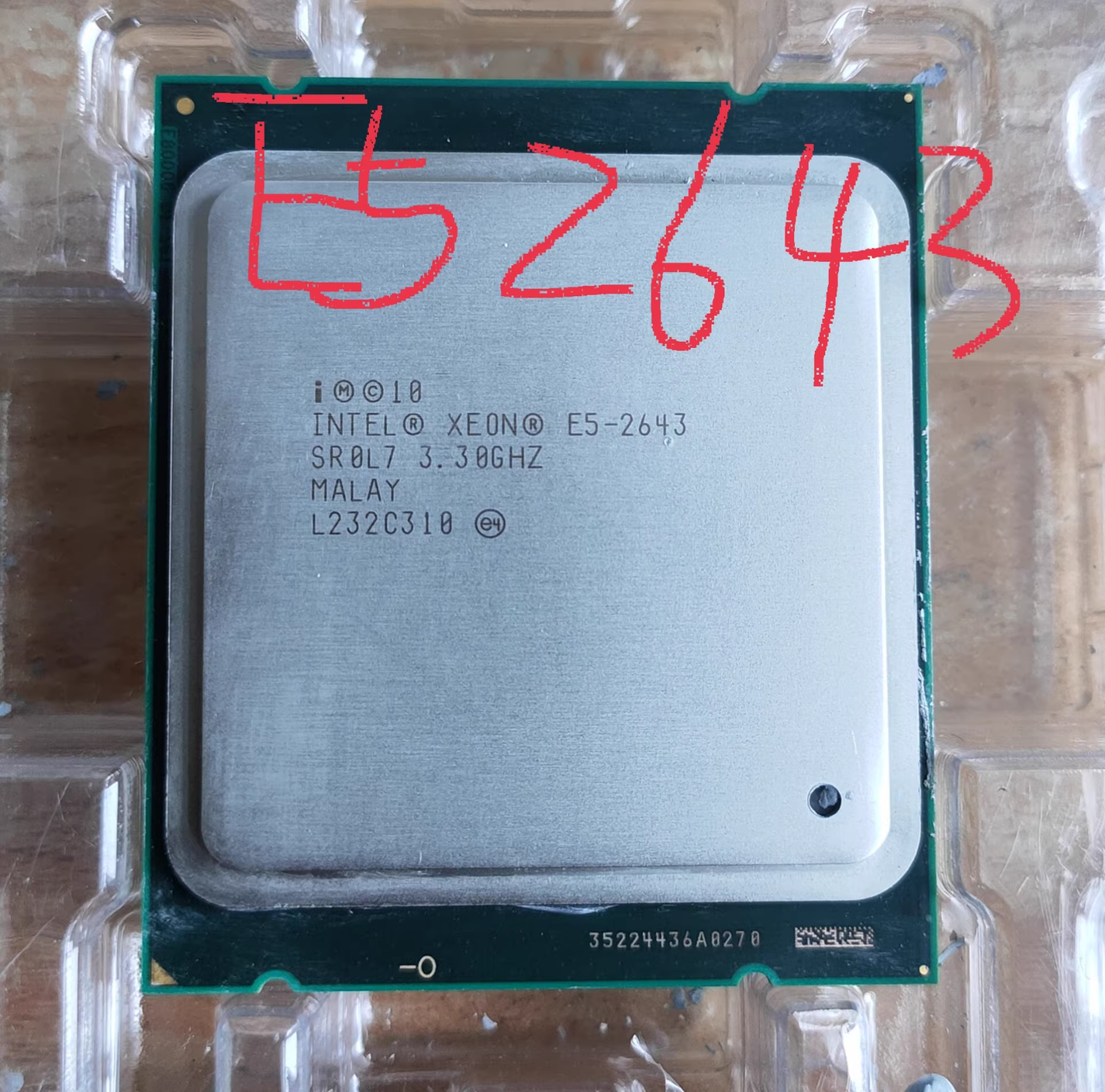 1FFK // Intel Xeon E5-2643 3.30GHz SR0L7 Sandy Bridge-EP M1 (Socket)LGA2011 MALAY //Fujitsu PRIMERGY RX200 S7取外//(同ロット)在庫5 Intel Xeon E5-2643 V4 6-Core 3.40GHz LGA2011 Server Processor