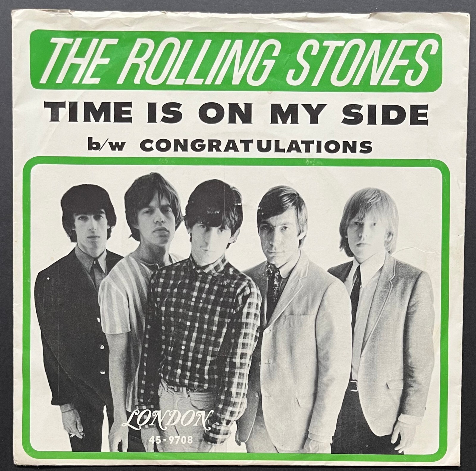 1964 Rolling Stones Time Is On My Side Record 45RPM Record 1964 Rolling Stones Time Is On My Side Record 45RPM Record