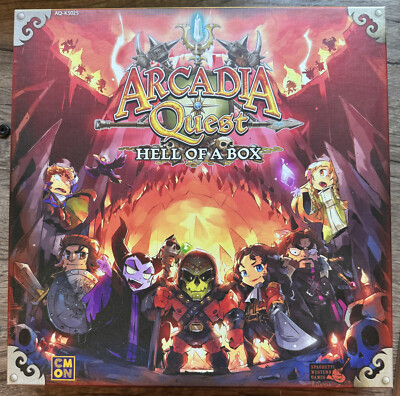 Hell of a Box Arcadia Quest Inferno CMON Cool Mini or Not Board Game CMNAQKS025