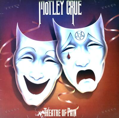 MOTLEY CRUE 直輸入盤 当時物 THEATRE OF PAIN Music - Motley Crue - Theatre of Pain Signed & Framed Album