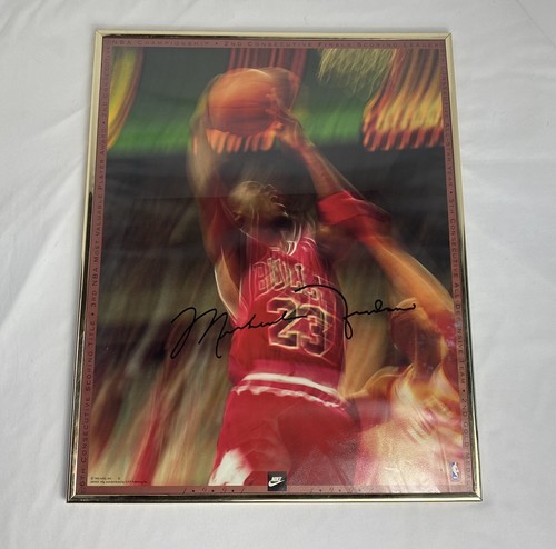 Rare VTG 1992 Nike Michael Jordan #23 NBA Collectible Poster