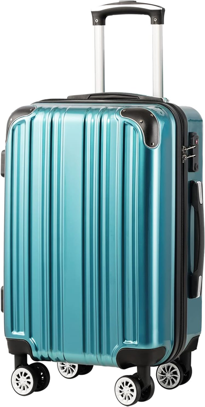 Coolife Luggage Expandable(Only 28") Suitcase PC+ABS Spinner
