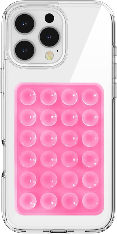 Anteel Silicone Suction Phone Case Mount, Silicon Adhesive Phone Accessory for S