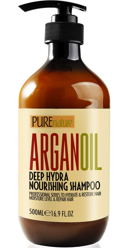 Moroccan Argan Oil Shampoo - Sulfate SLS Paraben Free Moisturizing Treatment for