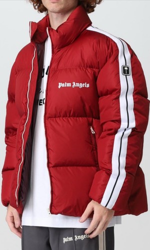 ブルゾン Palm Angels Tiziano red viscose bomber jacket Palm Angels Tiziano Red Viscose Bomber Jacket | ModeSens