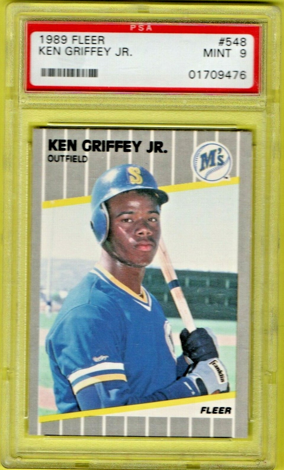MLB ケン・グリフィーjr 　カード Amazon.com: Ken Griffey Jr. Rookie Card 1989 Fleer #548 PSA