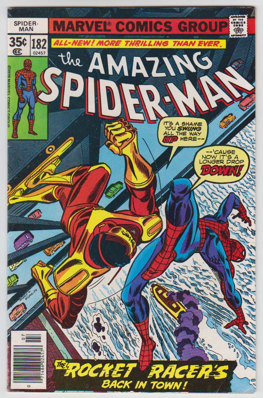 スパイディーぺージ！！！ L7496: Amazing Spiderman #182, Vol 1, F/VF Condition | eBay