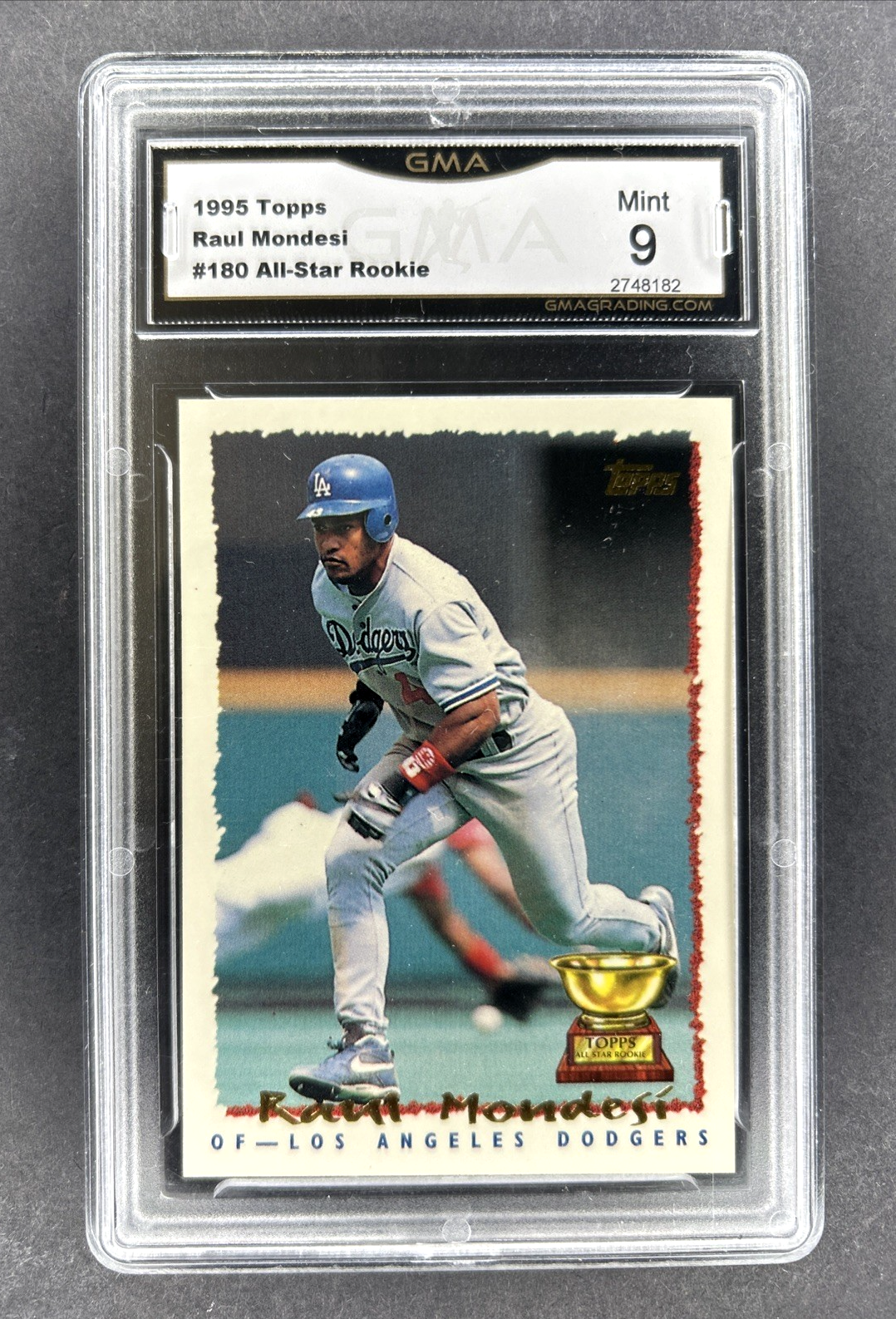 メジャーリーグ　カード　Raul Mongesi Raul Mondesi 1995 Topps #180 All-Star Rookie Los Angeles