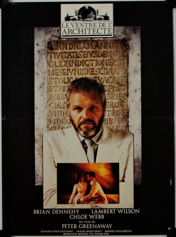 Affiche CinÃ©Ma Ventre De L'Architecte 1985 Greenaway Dennehy Wilson Webb - 40x60