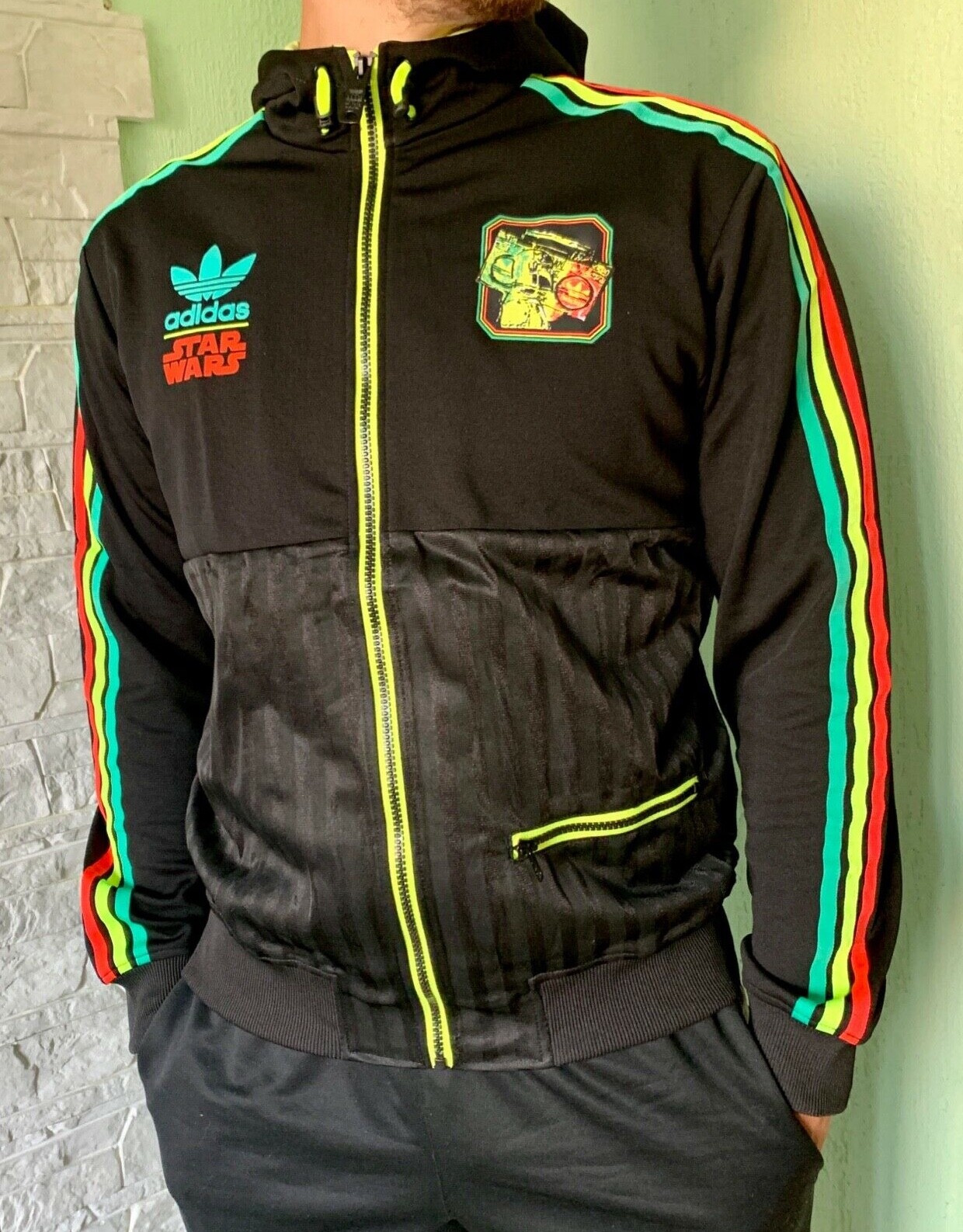 adidas firebird rasta track jacket