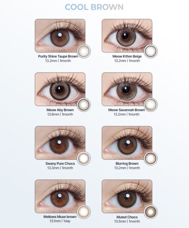 Poster Olola Korea Small Contact Lens Case Box with Tweezers
