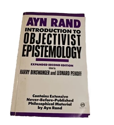 Introduction to Objectivist Epistemology Ayn Rand Expanded Second Edition HC