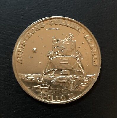 Apollo 11 Landing- Commemorative Coin Token - 1969 Armstrong Collins Aldrin