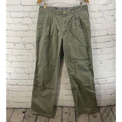 Osh Kosh Bgosh Vintage Slacks Pants Mens Sz 36 x 30 Green