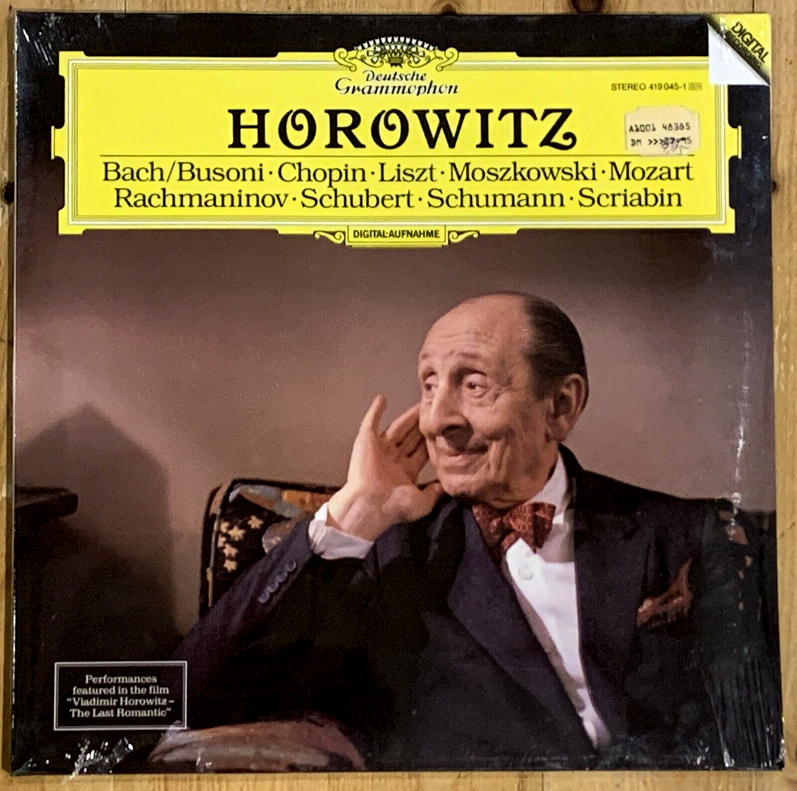 VLADIMIR HOROWITZ The Last Romantic Original 1st 1985 DGG LP VLADIMIR HOROWITZ The Last Romantic Original 1st 1985 DGG LP