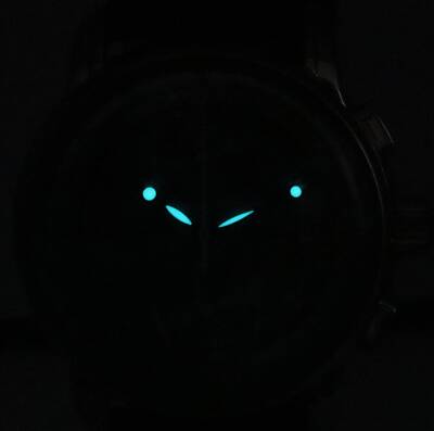 Pre-owned Zeppelin 100 Jahre Chronograph Quartz 86704 Men's Watch