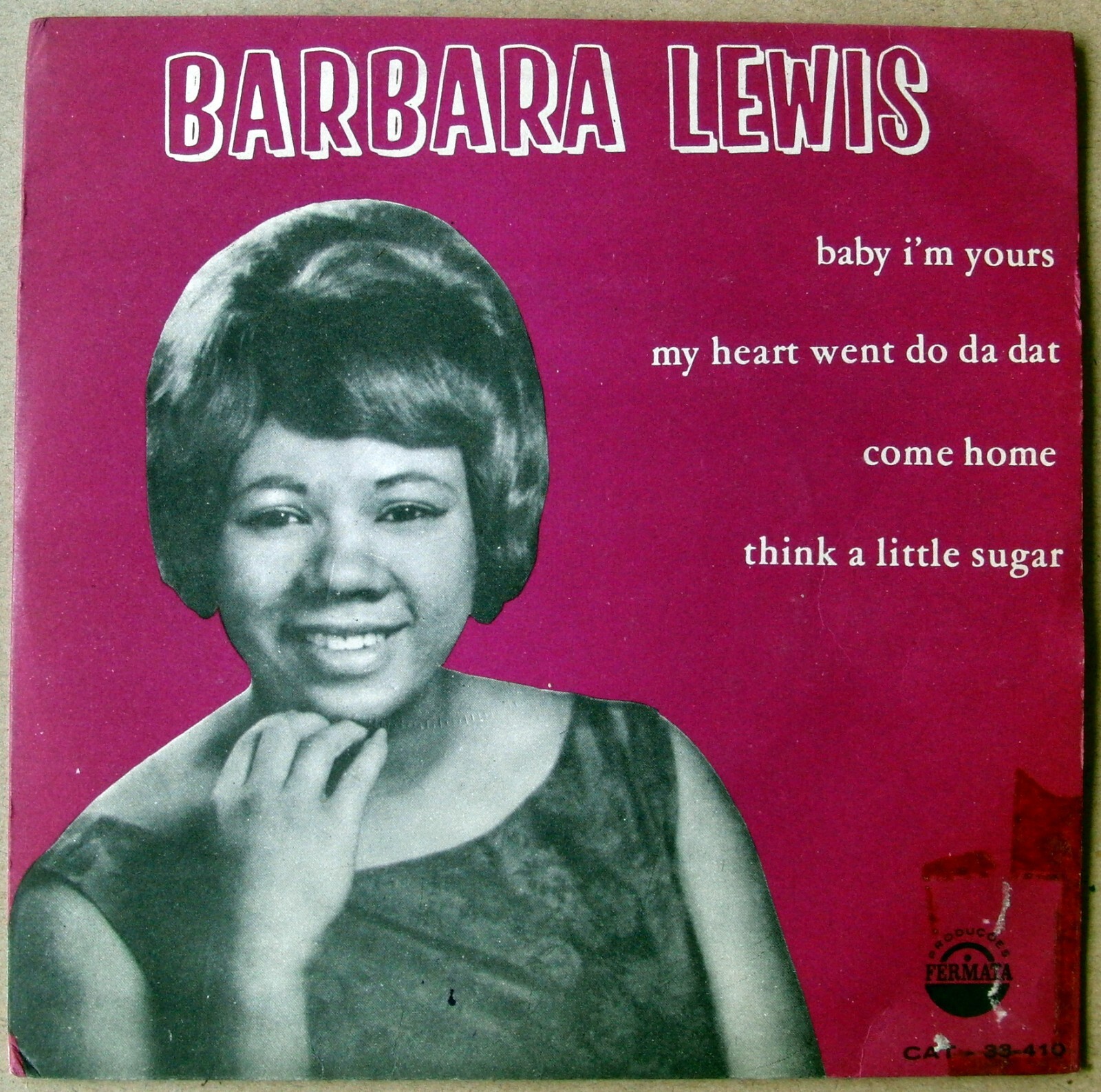 激レア新品 BABY, I'M YOURS BARBARA LEWIS BARBARA LEWIS Baby I'm Yours 1965 TOP Rare UNIQUE Promo