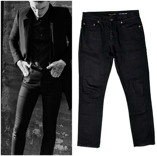 SAINT LAURENT PARIS｜JEANS (644024 YF899 1220) Saint Laurent High Waist Women's Slim Jeans 644024 33678419