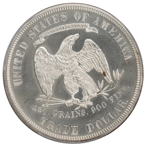 1881 T$1 Trade Dollar - PCGS Genuine UNC Details