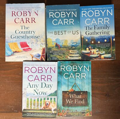 Complete Series Set SULLIVAN'S CROSSING 1-5 Robyn Carr Lot 5 Romance