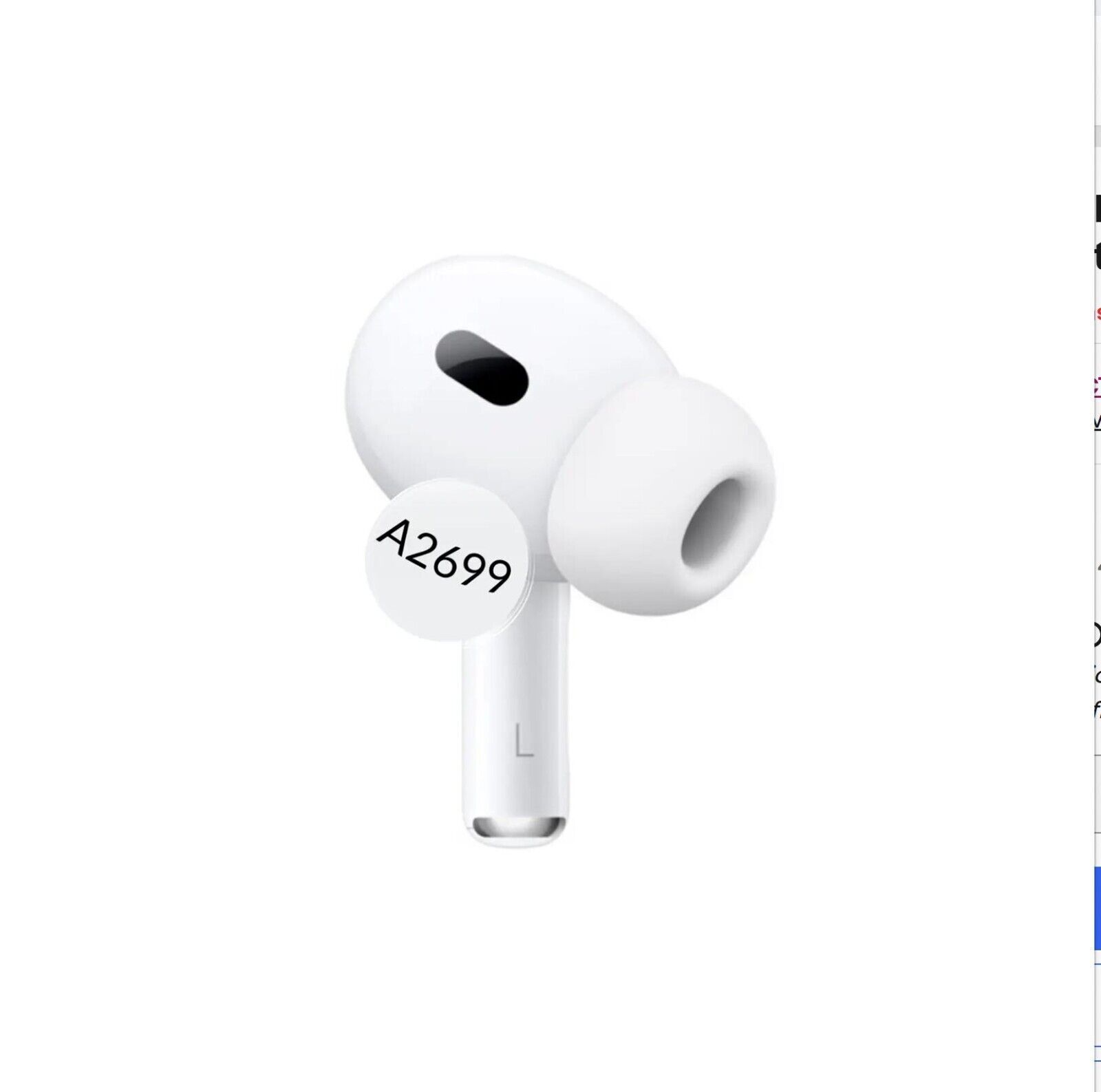 Apple AirPods Pro第2世代MQD83J/A Lightning Apple AirPods Pro (2nd Generation) - Lightning