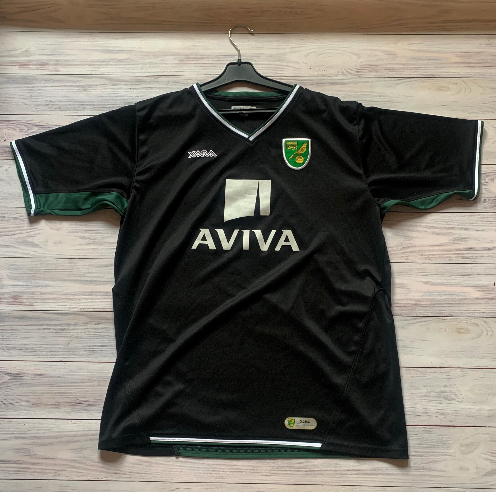 Norwich City 2008 - 2009 Away football shirt jersey Xara