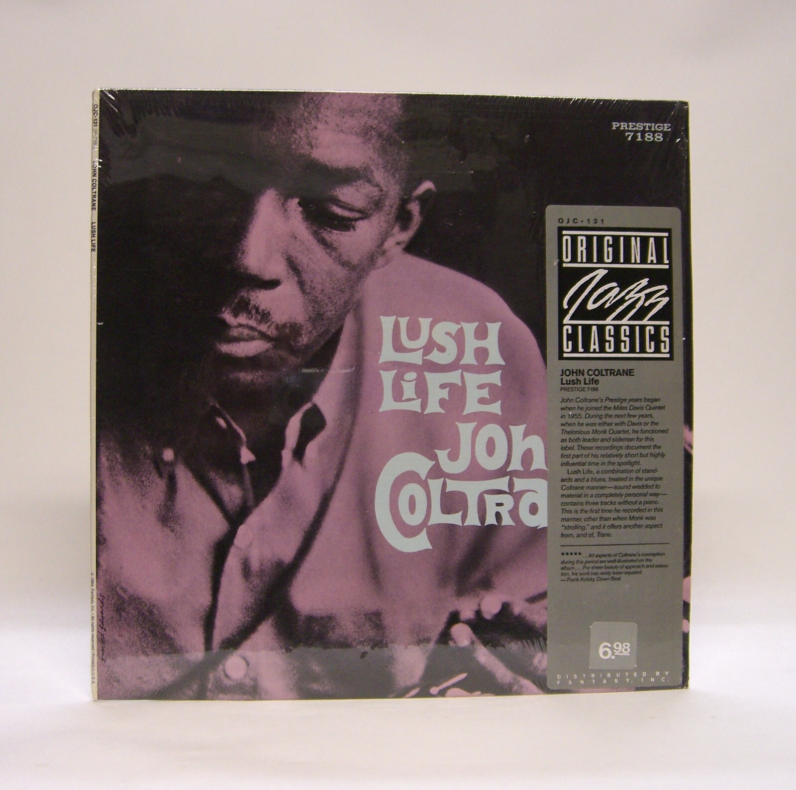 米LP John Coltrane Lush Life OJC131 Original Jazz Classics, Prestige /00260 John Coltrane: Lush Life [LP] 1984 Prestige OJC-131 *In