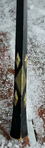 Antique vintage square Handle Umbrella parasol silver tone diamond outlay hng