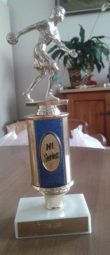 3 Women's Winning Bowling Trophies 1978-79 Hi-Game Hi-Score 1st Place Ladies