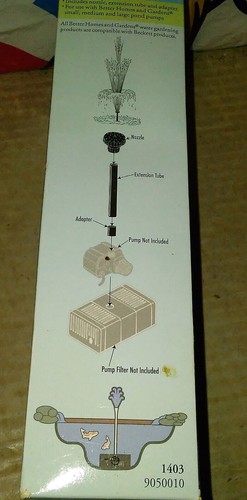 BETTER HOMES AND GARDENS: Large Three-Tier Fountain Nozzle