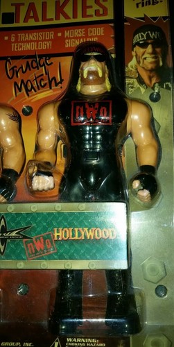 WCW Slam Bam Hollywood Hulk Hogan and Goldberg Walkie Talkies 1999 WWE NWO