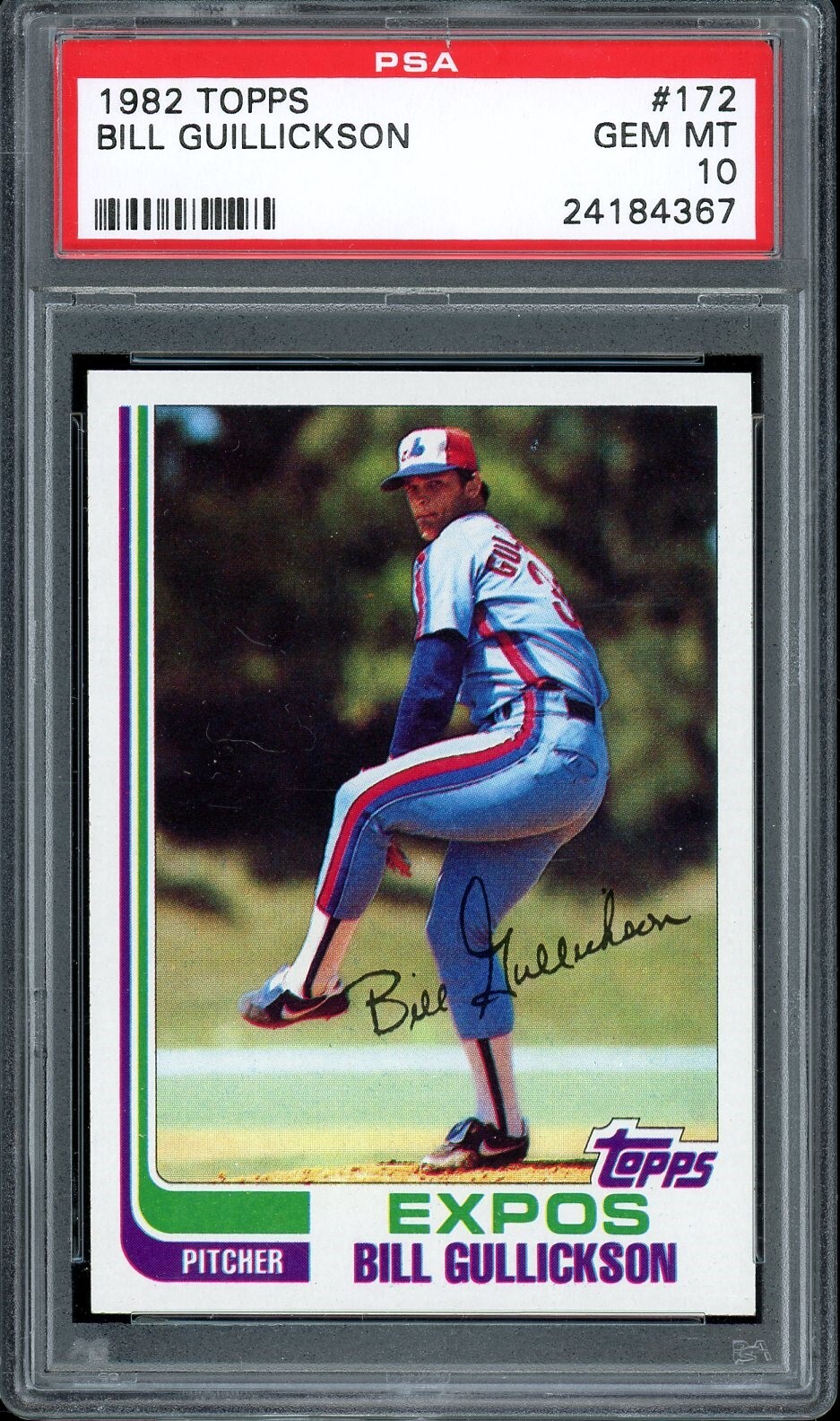 1982 Topps Baseball #172 Bill Guillickson PSA 10 | eBay
