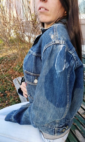 Vintage 1950's LEVI'S Type 2 Denim Jacket BIG E 507XX Size 40  LEVIS