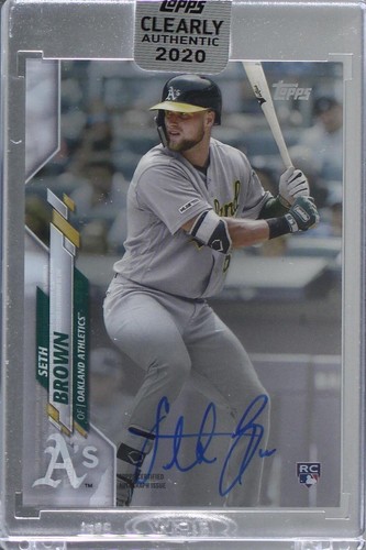 2020 Topps Clearly Authentic Autographs - Seth Brown #CCA-SB