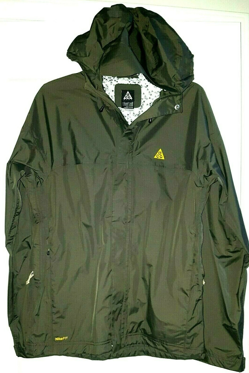 Nike ACG 20th Anniversary Sequoia Black Blue Waterproof Hood Jacket Mens  Retro | eBay