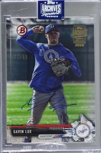 2020 Topps Archives Signature Series - Gavin Lux #17BD-BD-171