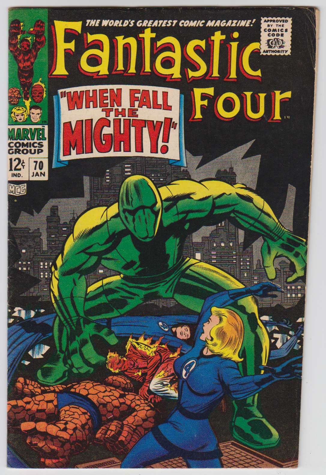L5744: Fantastic Four #70, Vol 1, F/F+ Condition | eBay