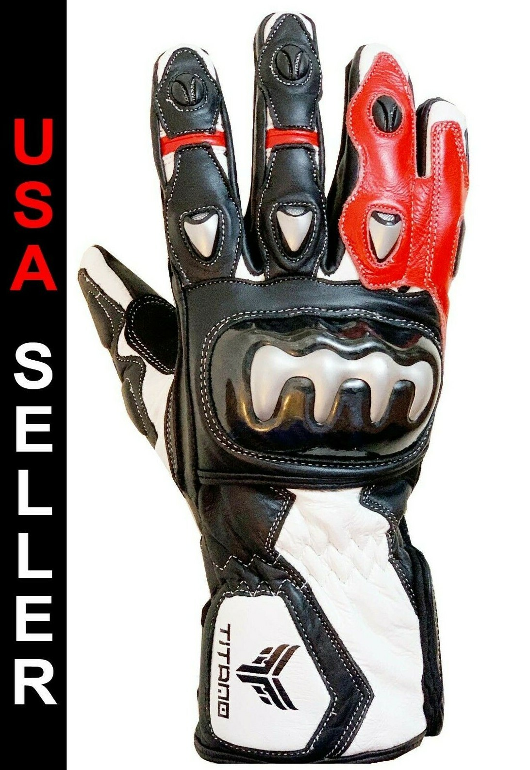 小物 real leather detachable biker glove Amazon.com: Superbike Half Finger/Fingerless Motorcycle