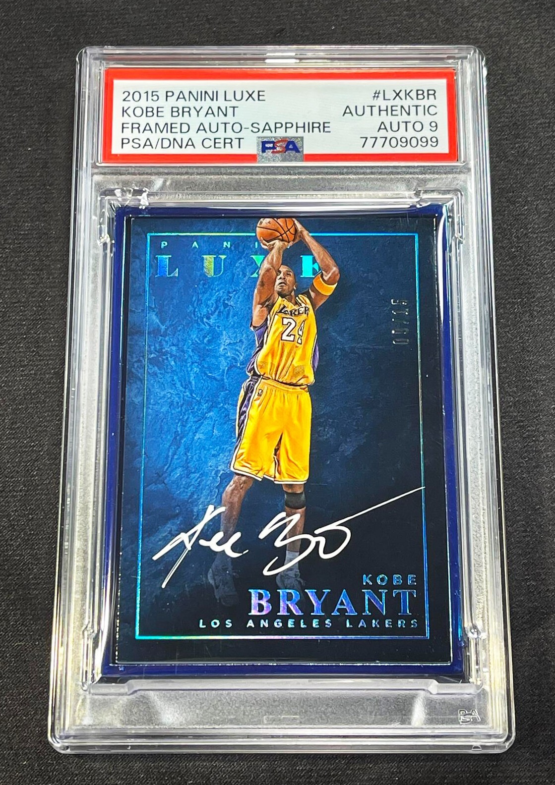 Panini Kobe Bryant コービー 直筆サインカード AUTO 2016 Kobe Bryant Autograph Panini Threads Basketball LA