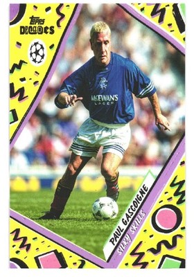 2025 Topps UCC Decades Glasgow Rangers FC Silky Skills Paul Gascoigne