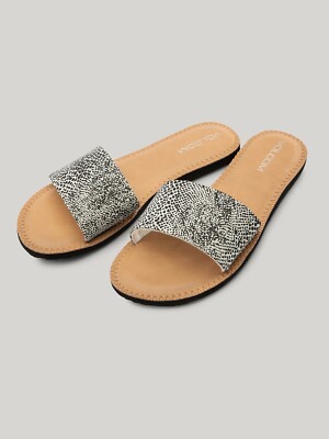 Volcom Simple Slide Sandal, Snake, Size 11