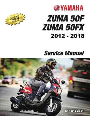 Yamaha service repair shop manual 2012, 2013, 2014 & 2015 ZUMA 50F & ZUMA 50FX