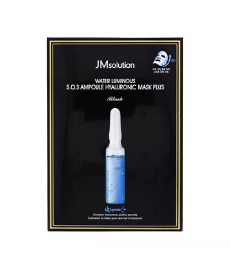 US SELELR JM Solution Water Luminous S.O.S Ampoule Hyaluronic Mask  10eaUSseller