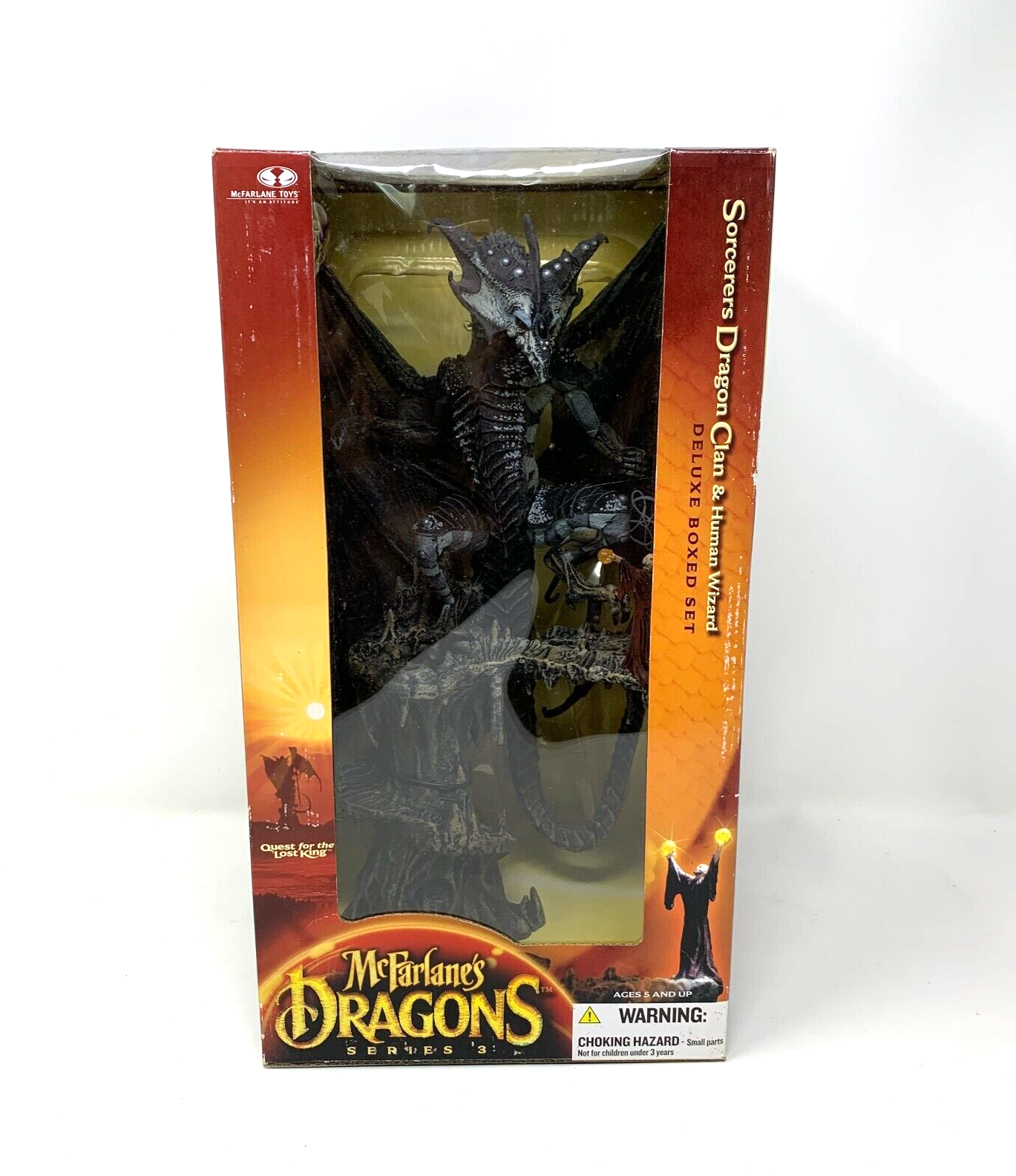 McFarlane's Dragons Sorcerers Dragon Clan & Human Wizard