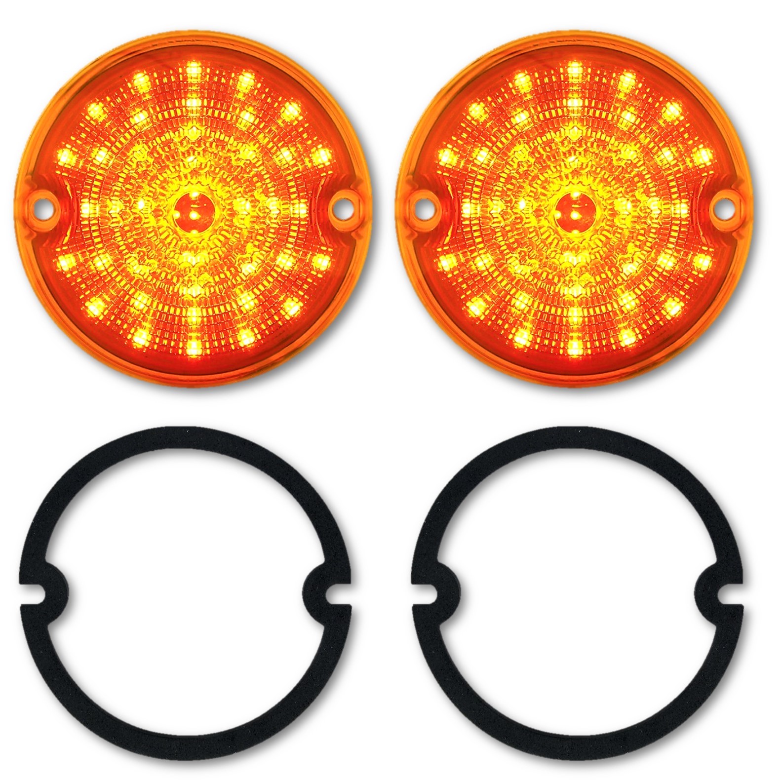 Motors 1955 1956 1957 Chevrolet Truck Park Turn Light Lens Gasket OEM