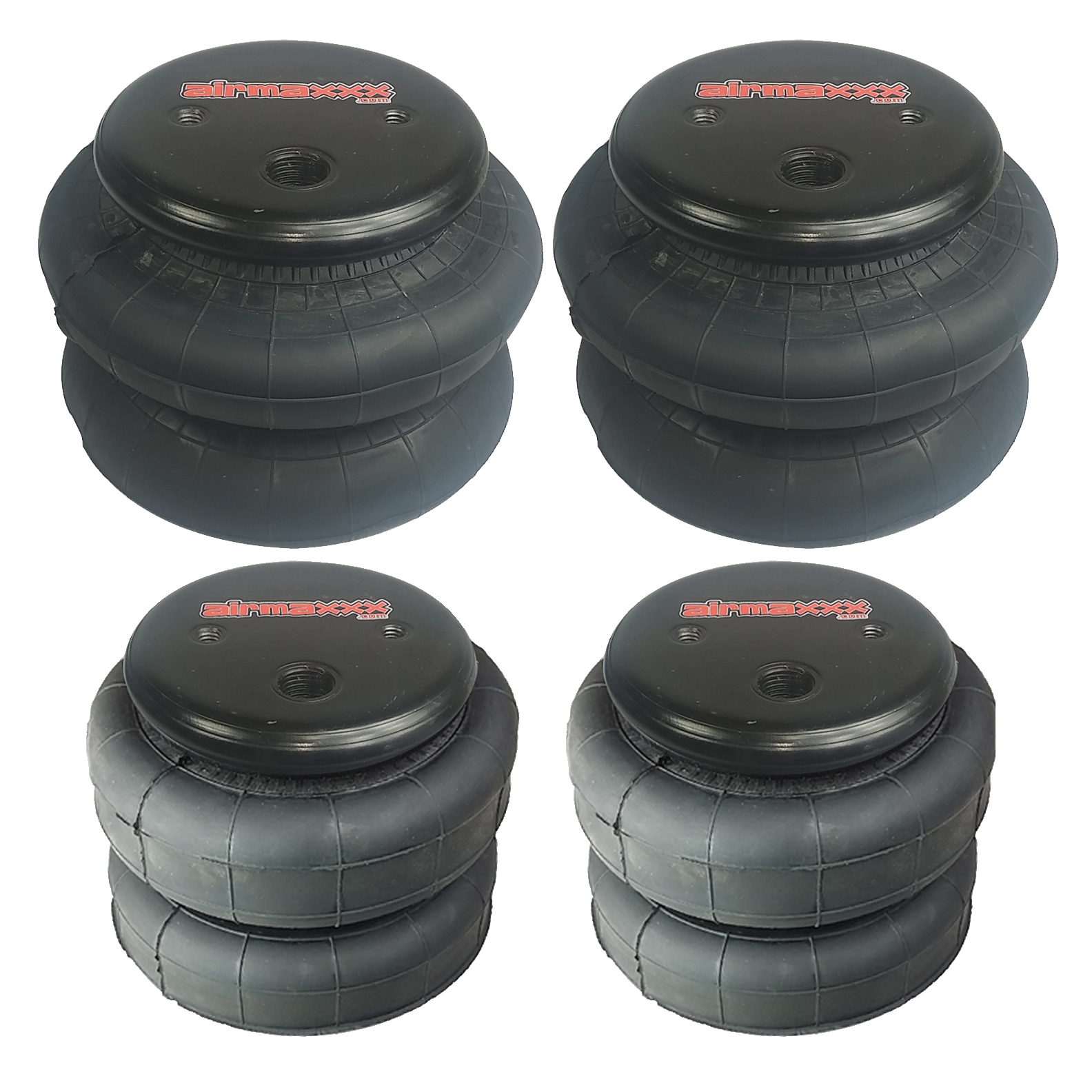 4 Bags 2 - 2500 & 2 - 2600 Front & Rear Air Suspension Air Ride