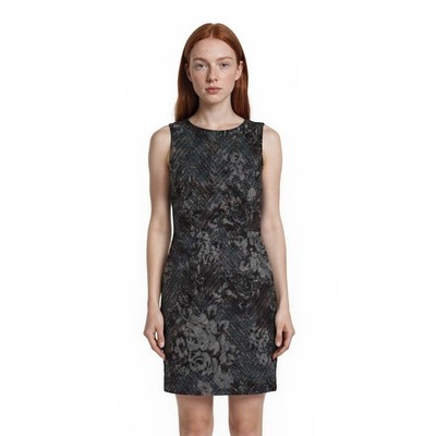 Antonio Melani Sheath Dress Women's Size 10 Multicolor Floral Jacquard