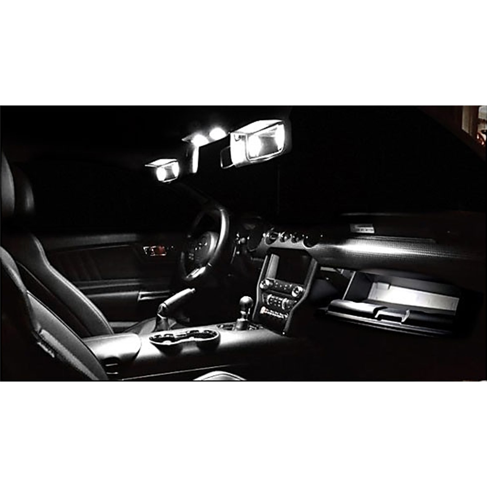 Lights Interior Mustang Led Map